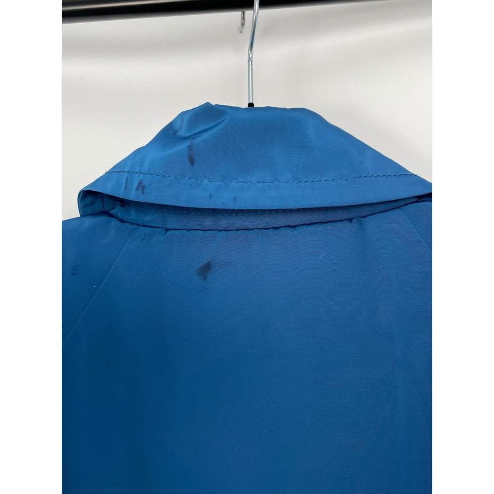 Vince Camuto Women's Blue Double Breasted Belted Trench Coat Size XL - Picture 9 of 11